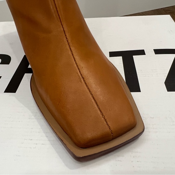 SCHUTZ Caramel Leather Booties 6.5 - Picture 9 of 9